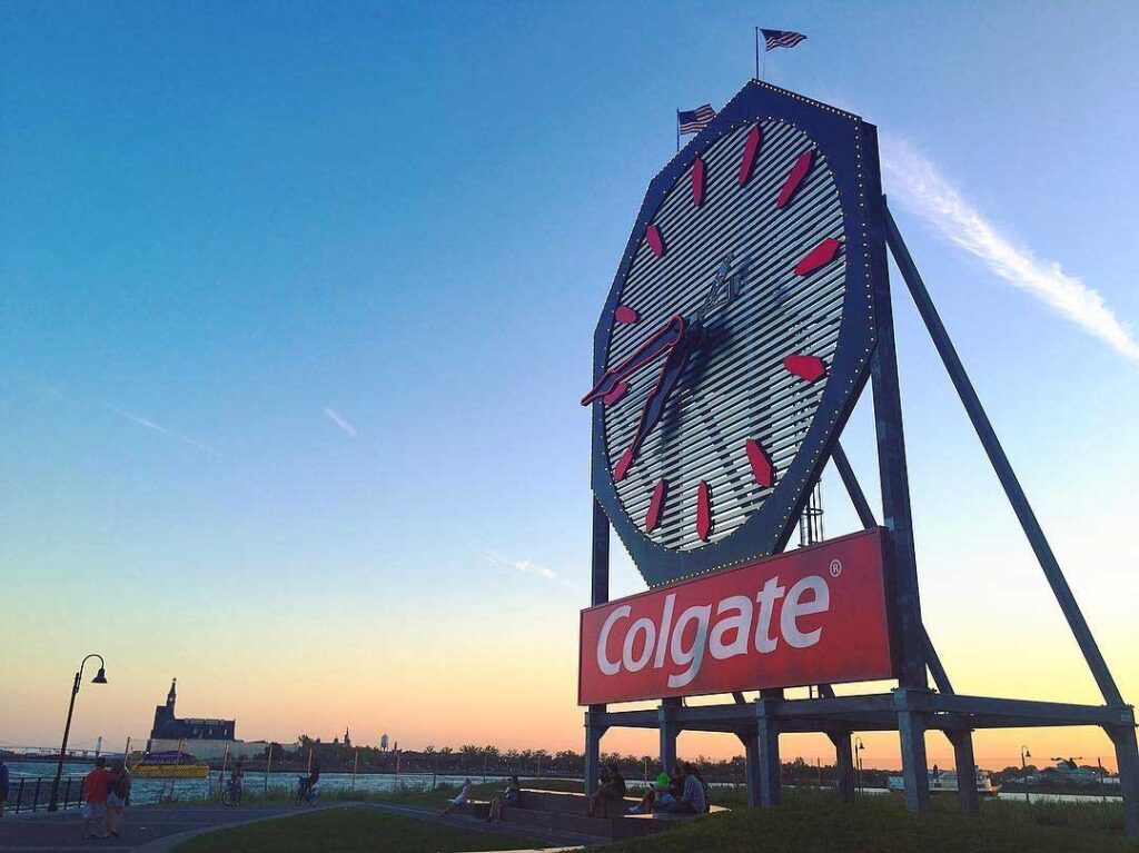 colgate clock jersey city